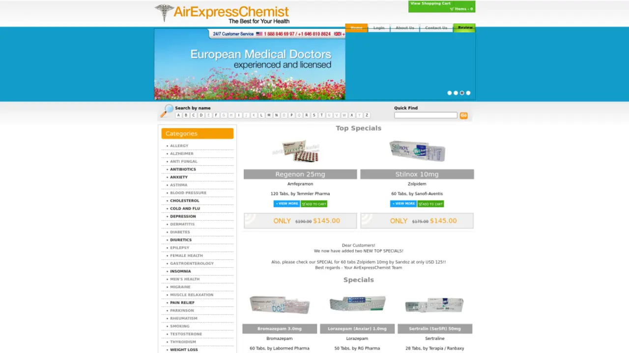 AirExpressChemist.com Review: Your Trusted Online Pharmacy Experience
