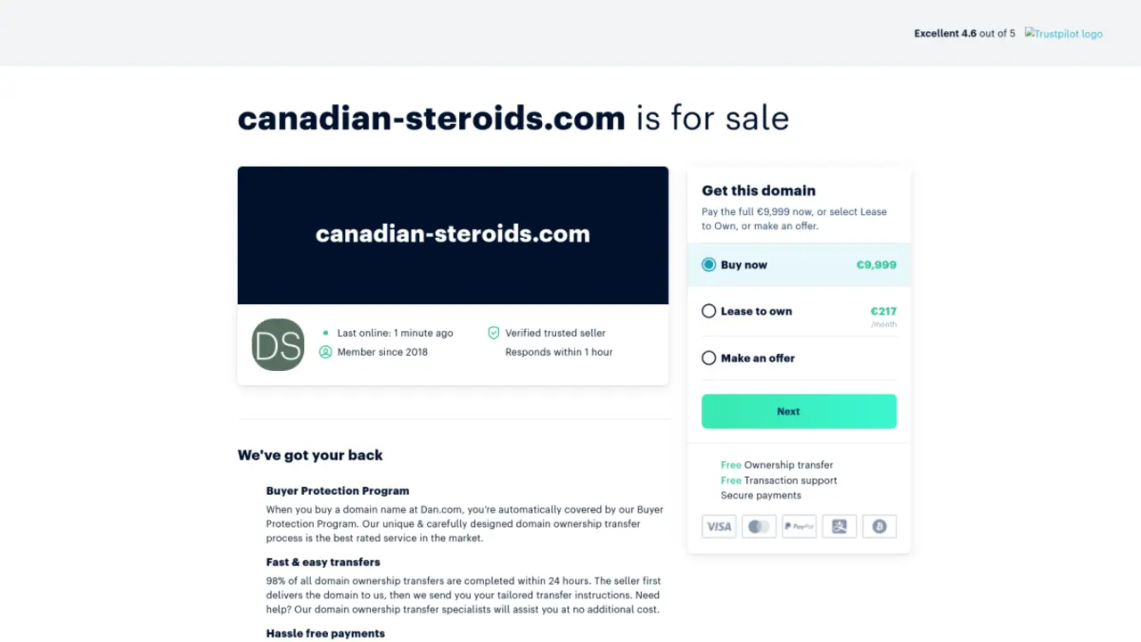 Canadian-Steroids.com Review - Is This Steroid Sales Domain a Bargain?