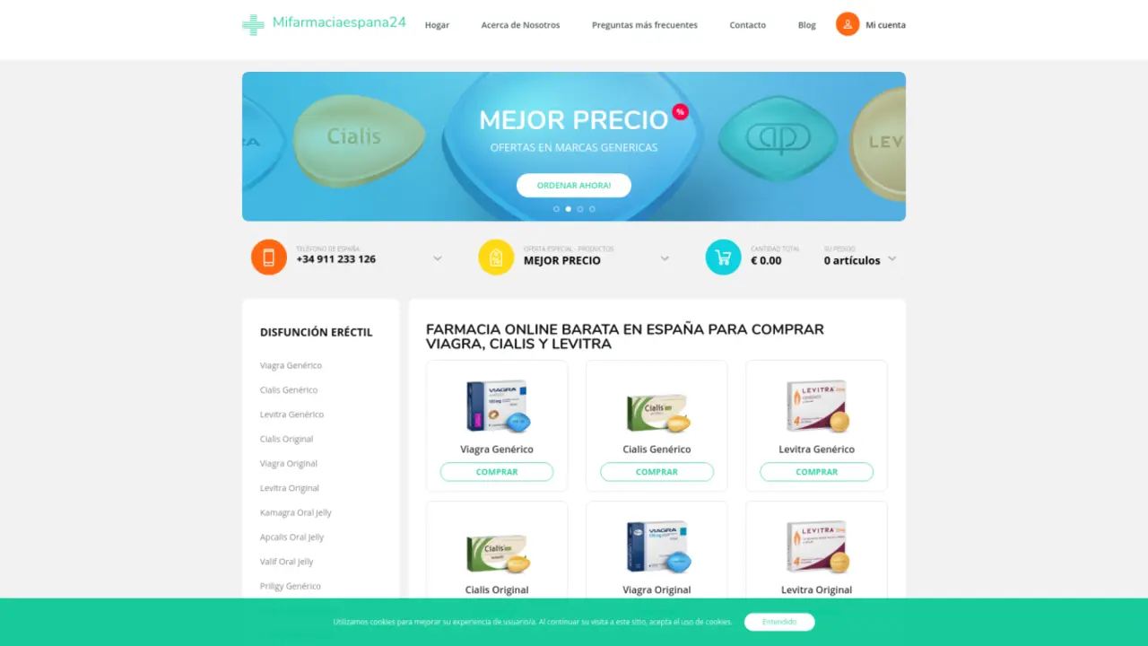 Comprehensive Review of Mifarmaciaespana24.com - Affordable Spanish Online Pharmacy Offering Viagra, Cialis, Levitra