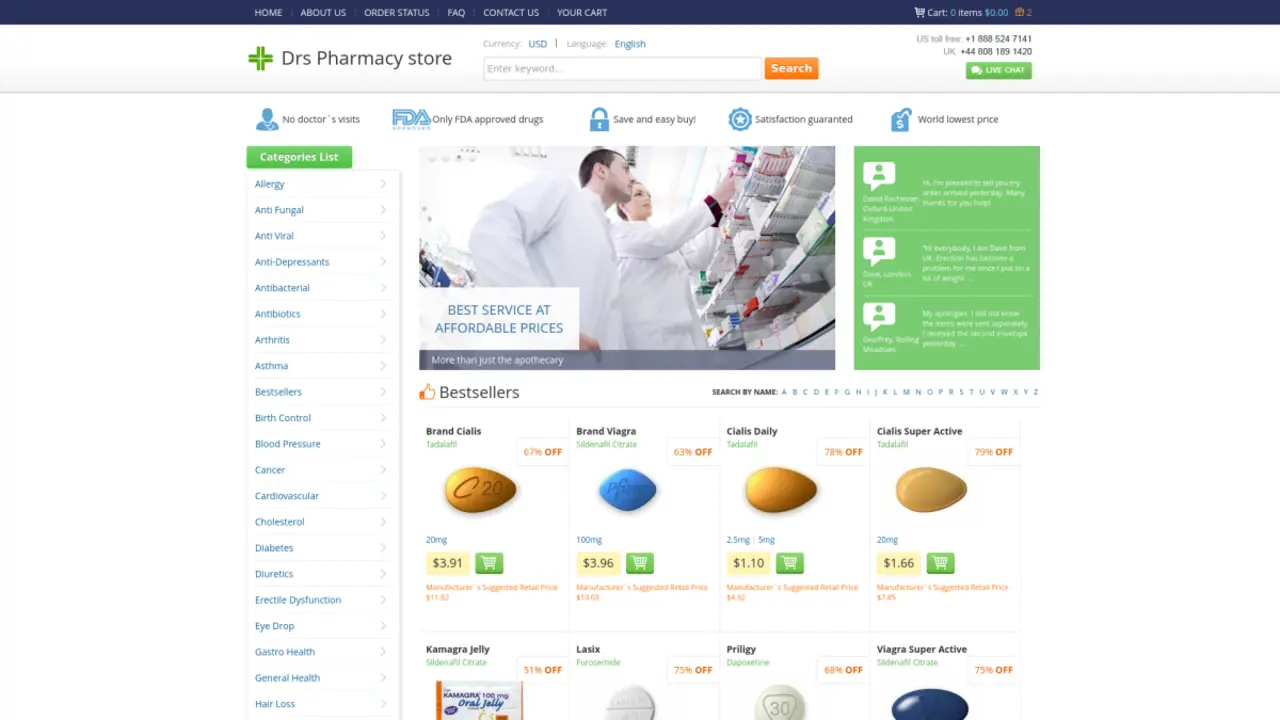 Drspharm.com Review: Your Affordable Pharmacy Solution for All Medications