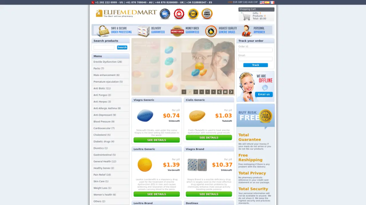 ElifeMedMart Review – Genuine Viagra Online Shopping Experience