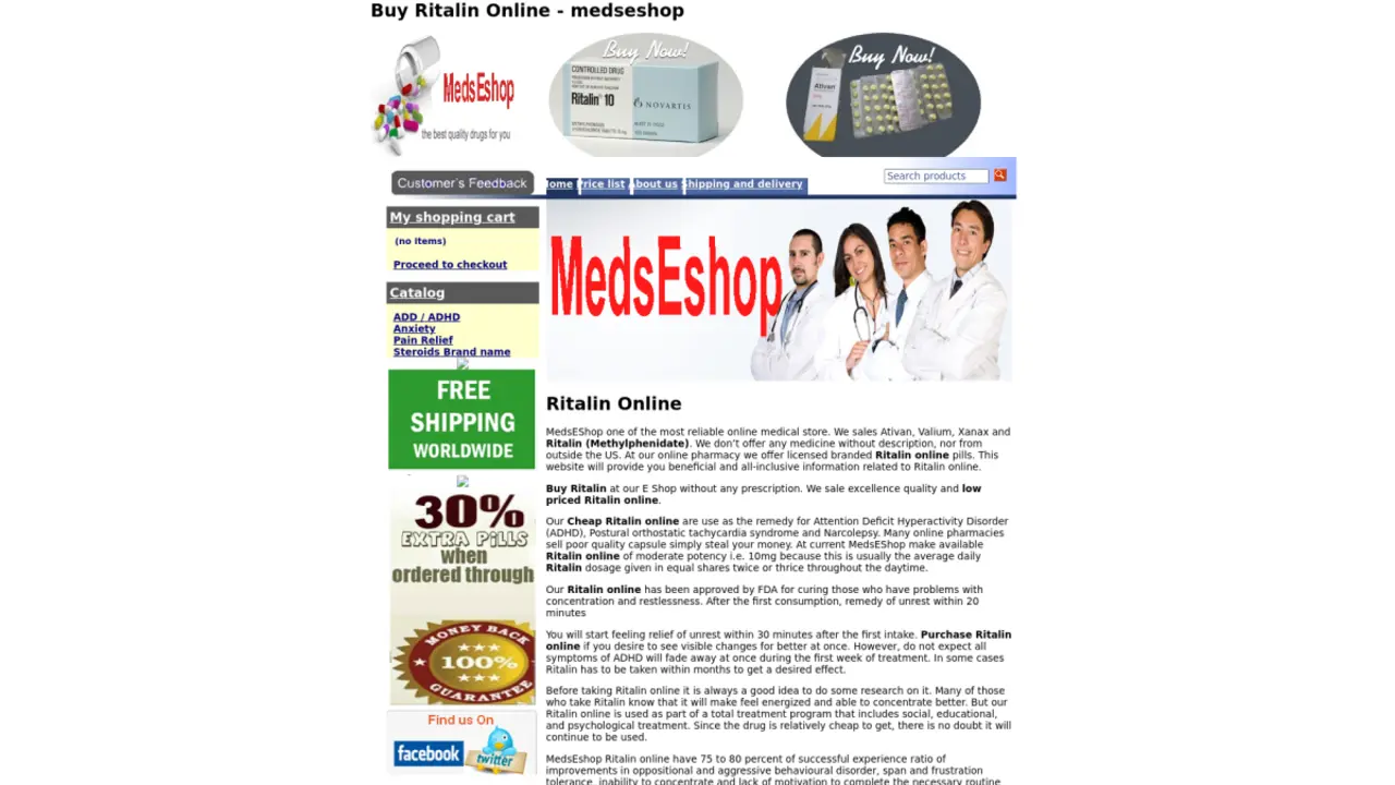 Expert Review of Medseshop: Your Trusted Source for Buying Ritalin 10mg Online Safely