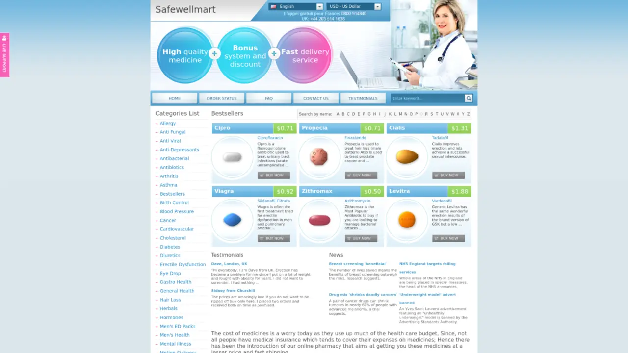 Expert Review of SafeWellMart – Top Affordable Online Drugstore for Non-Prescription Meds