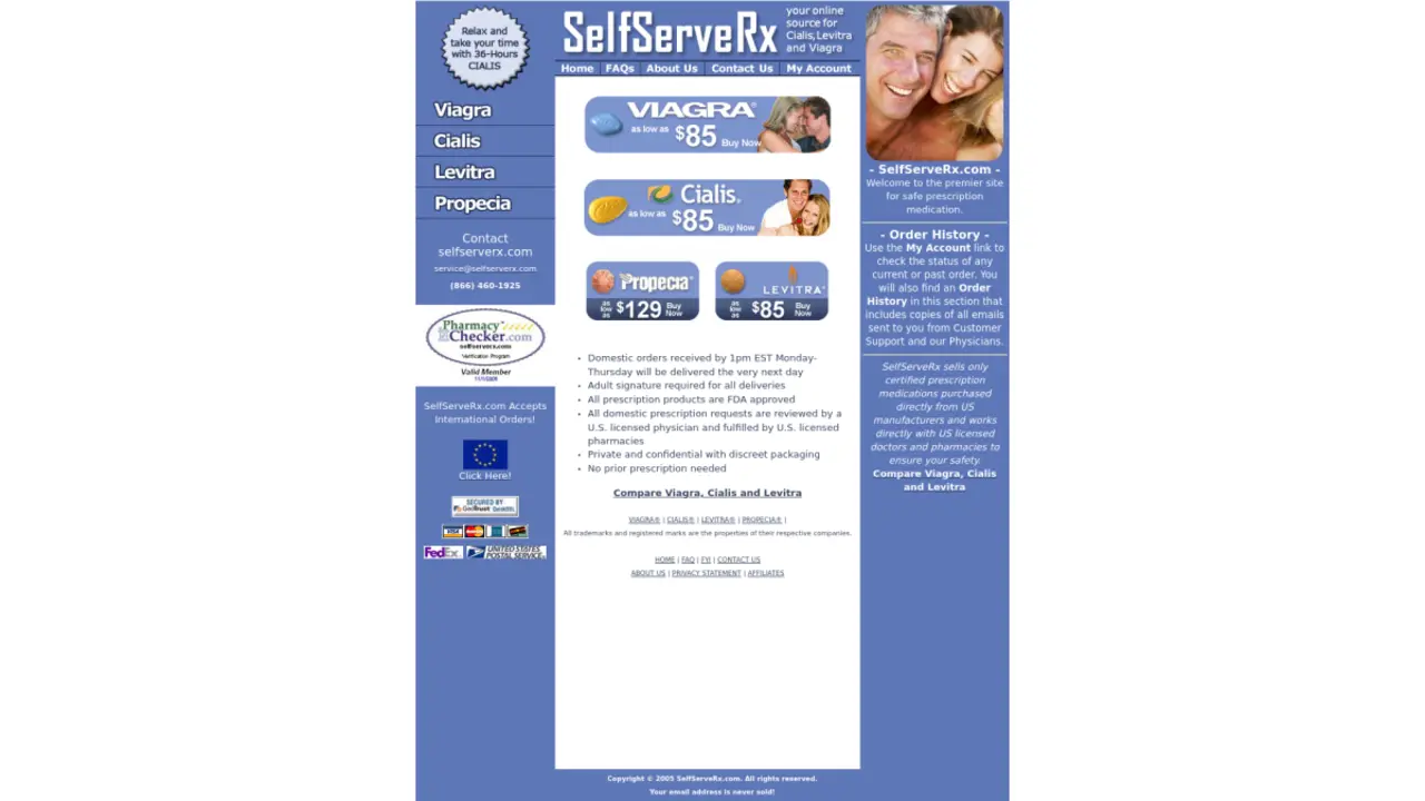 Expert Review of SelfServerX.com: Your Trusted Source for Viagra, Cialis, and Levitra Online