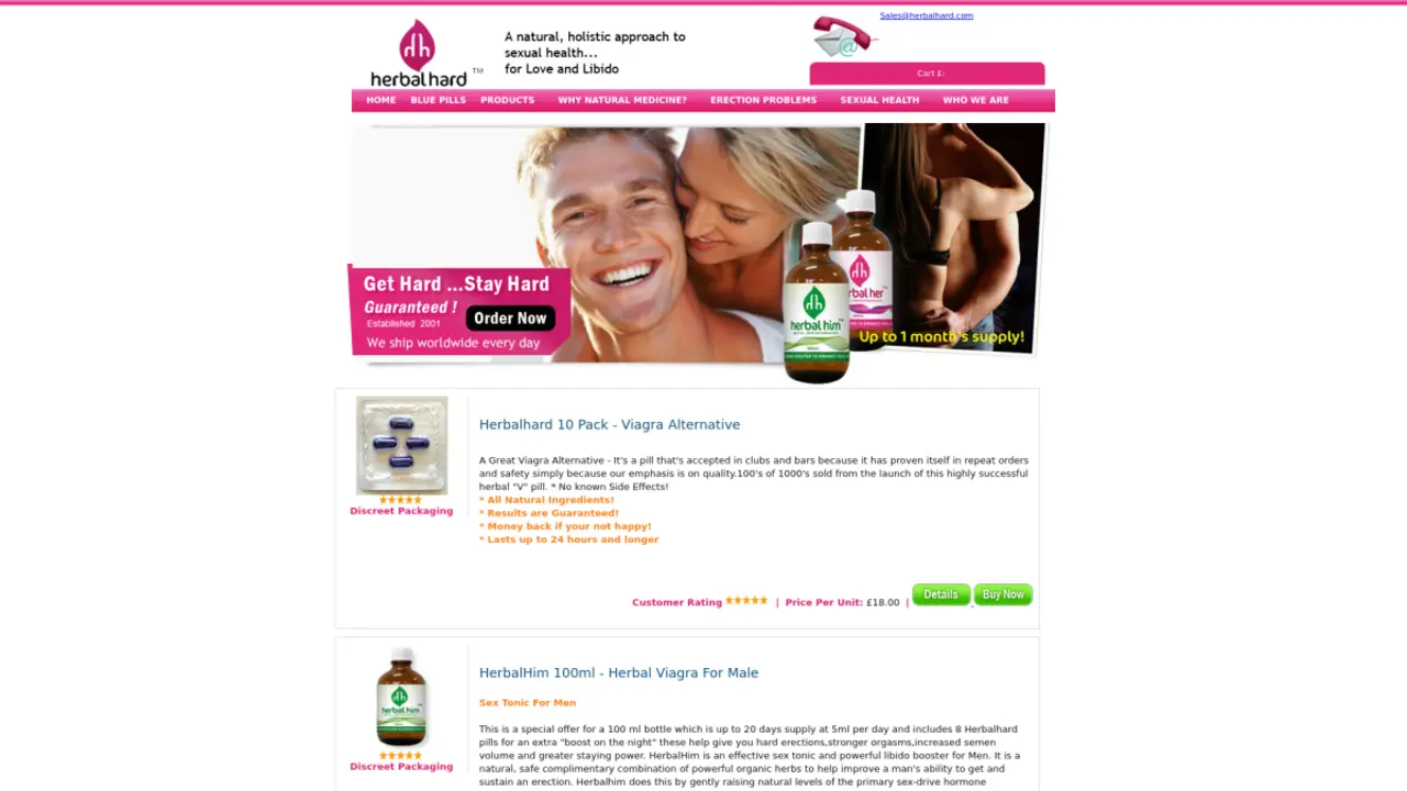 HerbalHard.com Review: Discovering the Efficacy of Natural Sexual Health Supplements