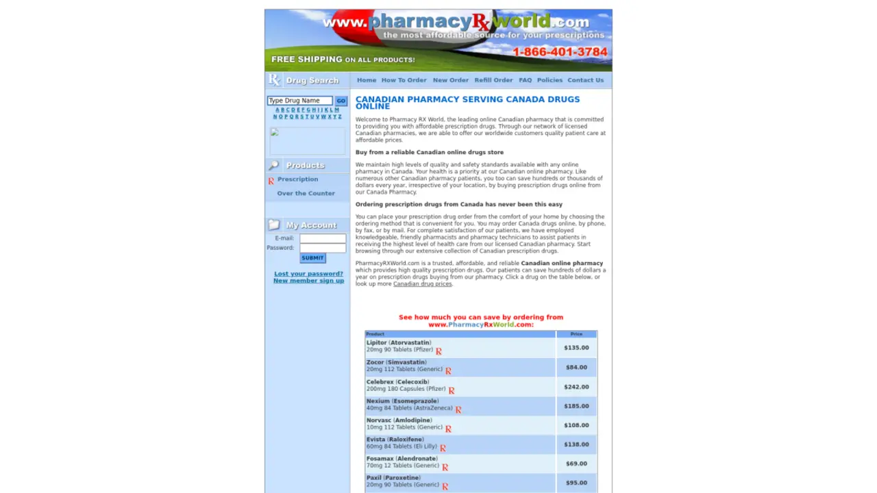 PharmacyRxWorld.com Review – Trusted Canadian Online Pharmacy & Prescription Drug Store