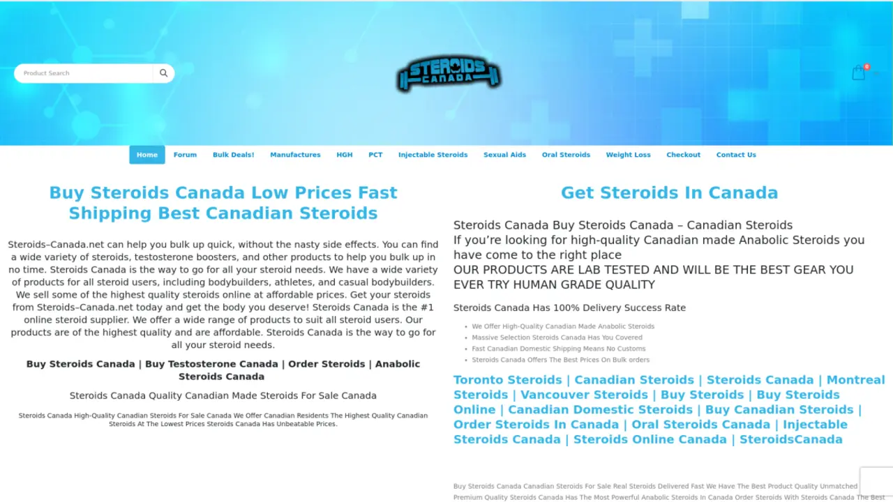 Steroids-Canada.net Review - Trusted Source for Quality Anabolic Steroids in Canada