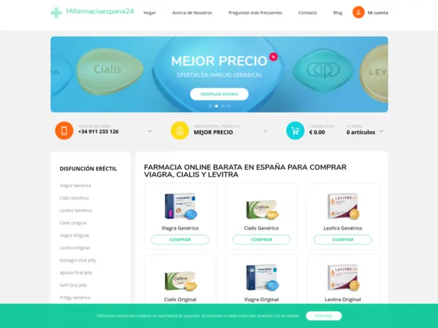 Comprehensive Review of Mifarmaciaespana24.com - Affordable Spanish Online Pharmacy Offering Viagra, Cialis, Levitra