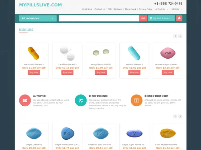 Comprehensive Review of Mypillslive.com - Your Online Pharmacy for Affordable Bestsellers Without Prescription