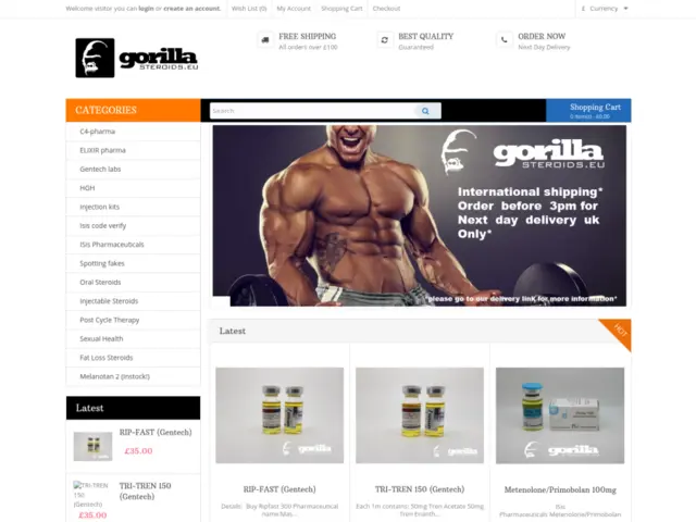In-Depth Review of Gorillasteroids.eu - Your Trusted Source to Buy Anabolic Steroids in the UK