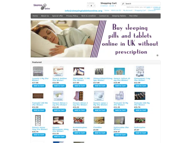 In-Depth Review of Sleepingtabletsonline.org – Your UK Source for Zopiclone, Tramadol, and More