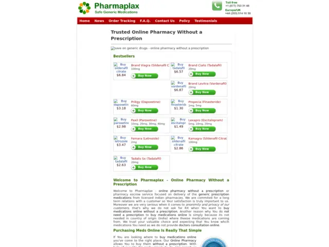 Pharmaplax.com Review: Your Reliable Source for Prescription-Free Indian Medicines Online