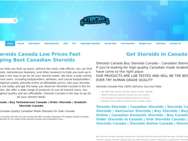 Steroids-Canada.net Review - Trusted Source for Quality Anabolic Steroids in Canada