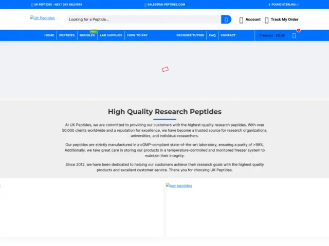 UK Peptides Review 2023: Top-Quality Research Peptides Supplier