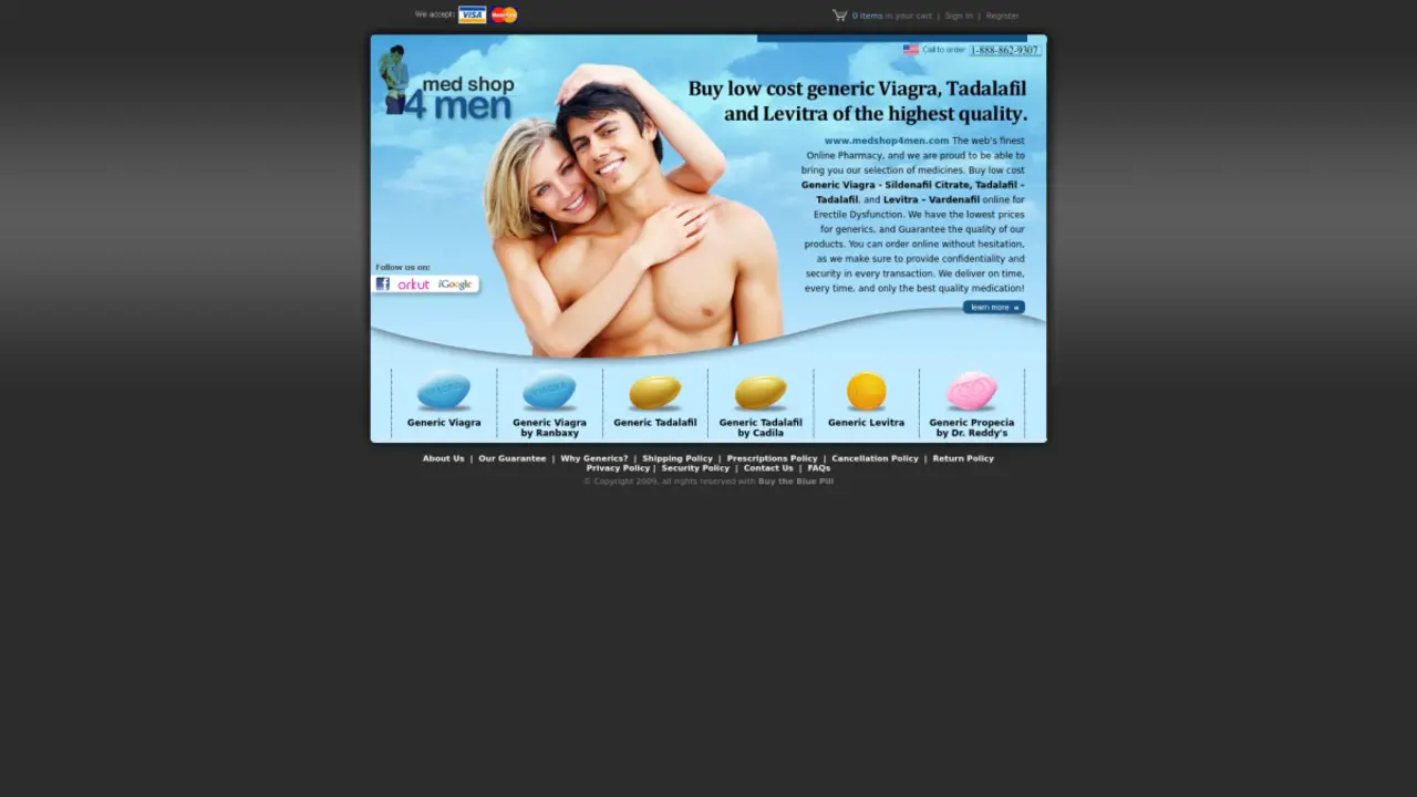 Trusted Online Pharmacy Review: Purchase Generic Viagra, Tadalafil, and More at medshop4men.com