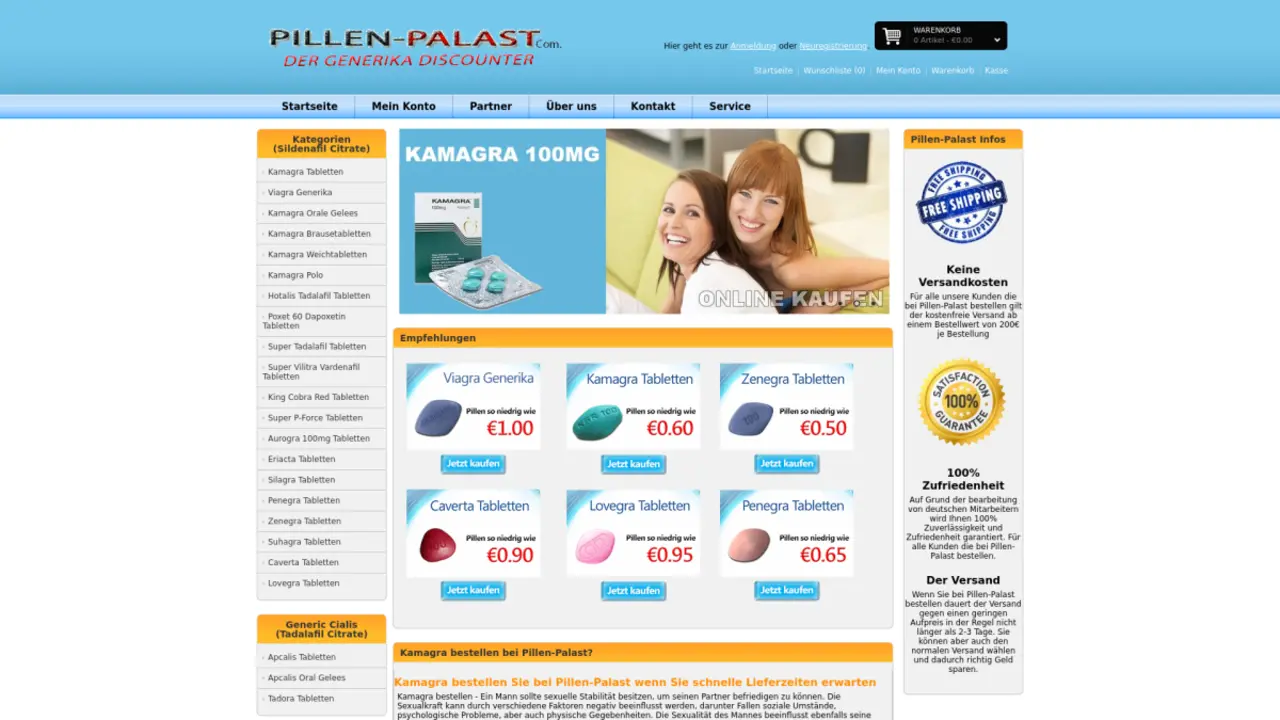 Expert Review on Pillen-Palast.com: Your Trusted Source for Kamagra and More
