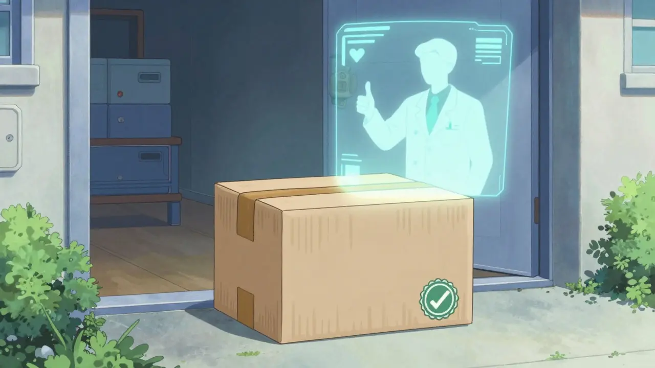 Retro anime safe home delivery of verified prescription package