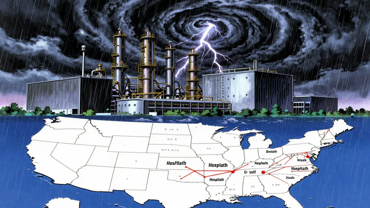 Hurricane damages pharmaceutical factory causing supply issues
